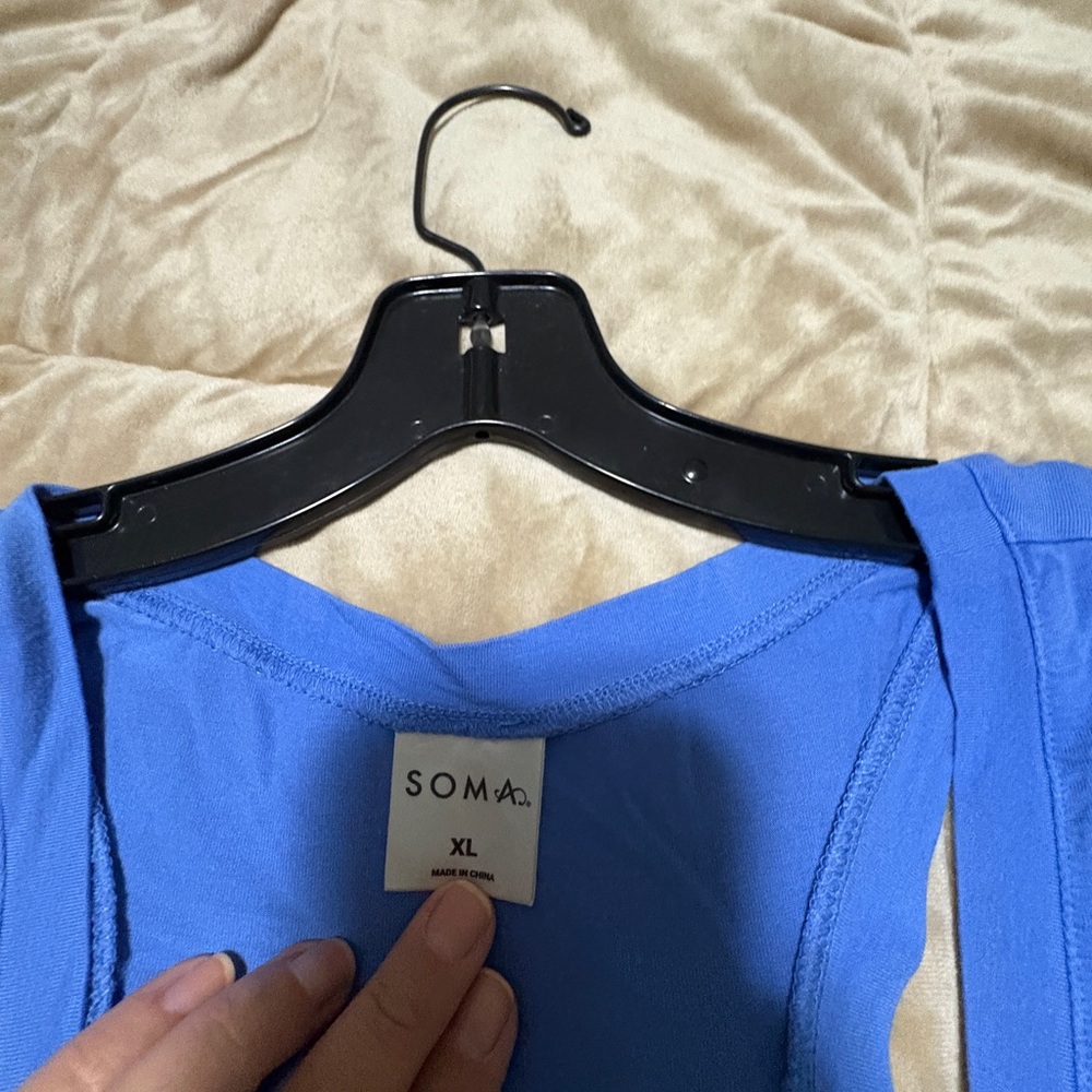 Soma Vibrant Blue Tank Top XL